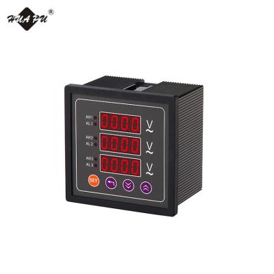 China To Measure 3 Phase Digital Volt Meter Voltmeter Three Phase Voltage Factory Supply With RS485 Modbus for sale