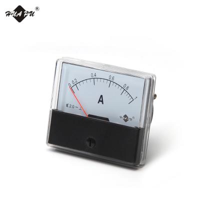 China Moving Type Panel Voltage Meter Iron Structure DC Rectangle Shape Indicator Voltmeter HP-670 70*60mm 70*60mm for sale