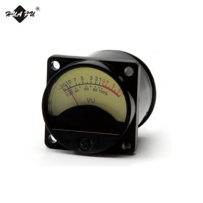 China mobile structure VU-34 indicator type vu meter coil ammeter 35*35mm 35*35mm for sale