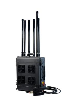 Chine High Power Draw Bar Box Jammer With 6 Channels And 600W High Power Blocks UAV Signals Up To 3000Meters. à vendre