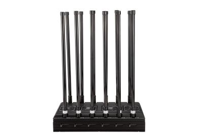 Китай High quality 12 antennas jammer,blocking 2G,3G,4G,5G,GPSL1,WIFI ,cover range up to 150m продается