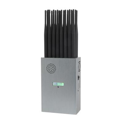 Chine New design 24 antennans portable signal jammer blocking mobile phone 2G, 3G, 4G, 5G, GPS, WIFI,  UHF, VHF, RF,LOJACK signals à vendre