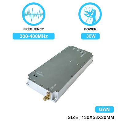 China 30W Uav Defense Amplification Module 300-400MHz Anti-Drone RF Ics Superior Factory-Strength Jamming Amplifiers With  GAN And Isolation Protector for sale