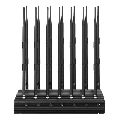 China 35W jammer Multifunction do sinal do telefone celular da antena do desktop 14 à venda