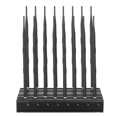 China 42W jammer Multifunction do sinal do telefone celular da antena do desktop 16 à venda