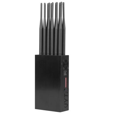 Chine 12 Antennas Plus  2G.3G.4G.5G Cell Phone Signal Jammer GPS.WIFI LOJACK Wit  longer 2.0dbi gain antennas.12000Mah battery à vendre