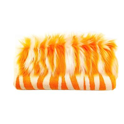 China Auto upholstery stretching fashion fox fur polyester good quality fakefaux fur fabrics for sale