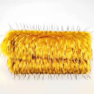 China Auto Upholstery Faux Fur Fabric Wholesale High Quality Plush Fabric Artificial Fur High Pile Lining For Winter Clothes for sale