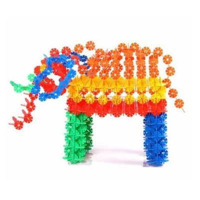 China Building Block Toy Low Price Puzzle Children's Toys Snowflake Educational Children Toy Block for sale