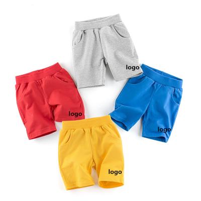 China Custom Private Label Kids Shorts Summer High Quality Breathable Cotton Breathable Casual Sweat Shorts for sale