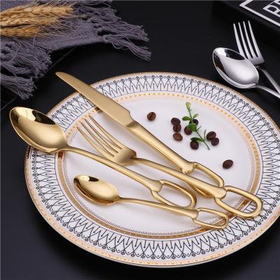 China High Quality Hotel Cutlery New Products Sustainable Promotional Design Set Of Spoons And Forks With Case for sale