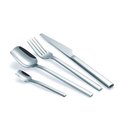 China Viable Factory Luxury Knife Spoon and Fork Set Stainless Steel Silverware Flatware Flatware Set for sale