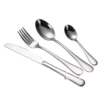 China Sustainable High Demand Stainless Restaurant Outdoor Cutlery Products Cooking Spoon Set for sale