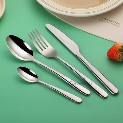 China Sustainable Stainless Steel Flatware Sets 24pcs Stainless Steel Flatware Sets 24pcs Fork Knife Spoon Product New Arrival Magnetic Dosers Set for sale