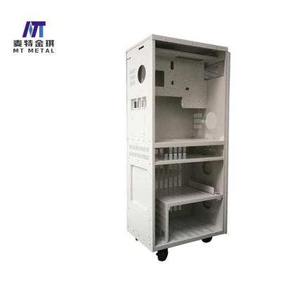 China SGCC/SPCC OEM Sheet Metal Fabrication Customized Iron Vending Machine Cabinet Sheet Metal Shell for sale