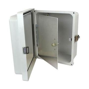 China Customized Weatherproof Aluminum Sheet Metal Fabrication Panel Enclosures Telecom Cabinets Exterior Fabrication for sale