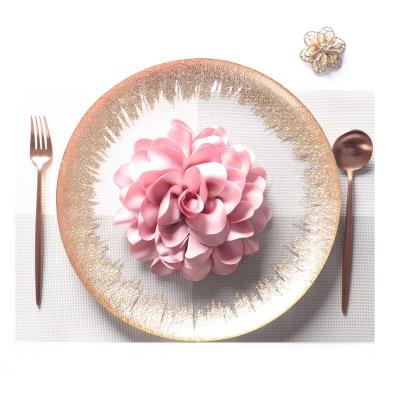 China Europe Table Plate Glass Wedding Plate for sale