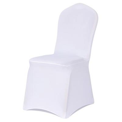 China Banquet Chair Cover Spandex Stretch Chair Fabric Simple Solid Elastic Wedding Kitchen Dining Seat Covers Christmas Party for sale