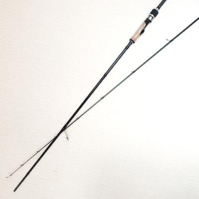 China Carbon Alpha High Carbon Bass Spinning Rod Ultra Light Sea Trout Fishing Spinning Rods with FUJI Guides for sale