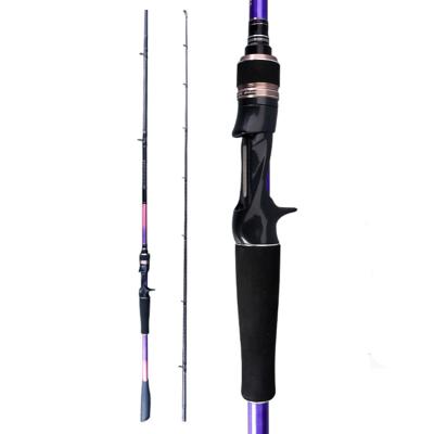 China PURE Carbon LURE Bait Rig Lure Rod XH High Performance Fishing Rig Spinning Rod Pink for sale