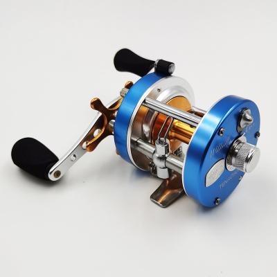 China Saltwater and Freshwater Baitcasting Trolling Reel Fishing Alpha Aluminum CNC Round Fishing Baitcasting Aluminum Reel for sale