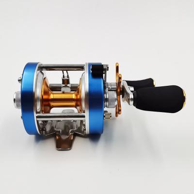 China Saltwater and freshwater Baitcasting trolling reel fishing alpha round drum fishing hot sale baitcasting reel for sale