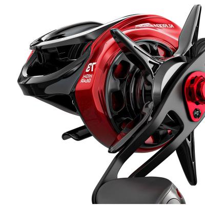 China Saltwater and Freshwater Baitcasting Reel Fishing Alpha Pesca Saltwater Freshwater 8kg Drag High Power 7.3:1 Baitcasting Reel High Speed ​​Fishing for sale