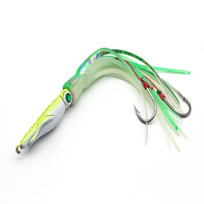 China Action Alpha Squid Skirt Lure Trolling Live Bait Swimming Fishing Hard Lure Fishing Tackle Octopus Fishing Lures for sale