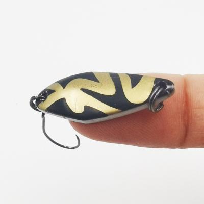 China Vivid Action Bait Swimming Fishing Feeds Alpha Metal Fishing Lures Spoon 3.5g Groundbait Fishing Spoon for sale