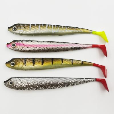 China Alpha Popular Paddle Tail Swimbait Vivid Action Fishing Soft Lure for Bass Fishing for sale