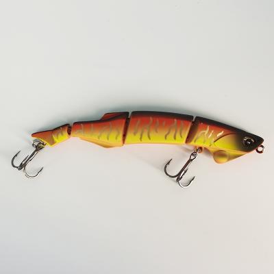 China Multi Action Pencil Sharp Swim Jointed Fishing Lure Alpha Savage Gear 3D Pike Hard Swimbait Fishing Hard Lure for sale