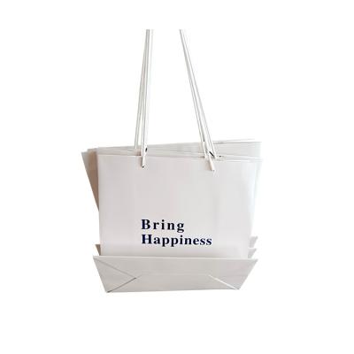 China Wholesale Recyclable Dyed Shoes Luxury Clothes Printed Custom Small Logo Paper Bag Packaging Clothing Shopping Gift Jewelry for sale