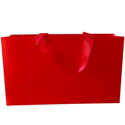 China Factory Custom Recyclable Special Paper Gift Wrapping Bag Special Paper Apparel Gift Wrap Thick Shopping Paper Bag for sale