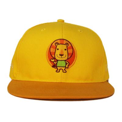 China breathable & Custom Euramerican Lion Embroidery Kids Hat Hip Hop Dance Hat Spring Summer Waterproof Male And Rim Female Flat Baseball Cap for sale