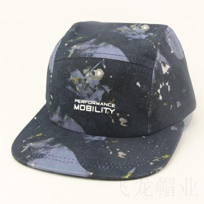 China breathable & OEM Waterproof High Quality Cotton 5 Panel Flat Brim Baseball Caps Printing Logo Sport Running Hat Design Your Own Camping Hat for sale