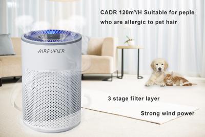 China Humidify Professional Home Air Purifier HEPA Air Purifier Cadr Air Purifier Desktop Use Air Machine for sale