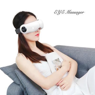 China Music Air Pressure Vibration Digital Eye Massager For Eye Relief Heat Compress Eye Care Mask With Music for sale