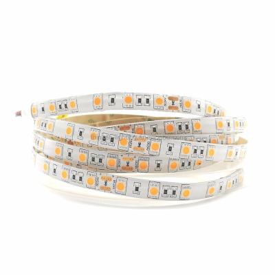 China Hotel SMD5050 Led Strip Lights 96leds/meter Yellow Color Single PCB 12MM Width for sale