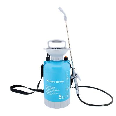 China Agricultural use or garden use 5L manual shoulder pressure plastic sprayer for garden use function of knapsack sprayer for sale