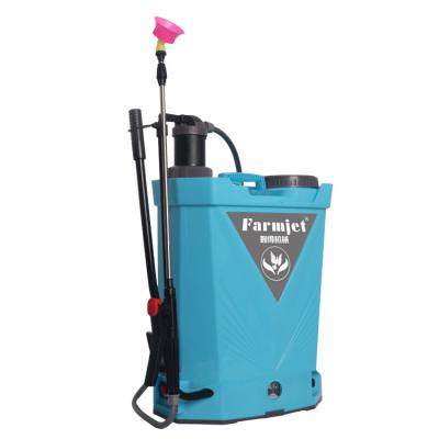 China 20L Farmjet High Efficient Brand Pump Single Lead Acid Battery 2 in 1 Agriculture Backpack Sprayer for sale