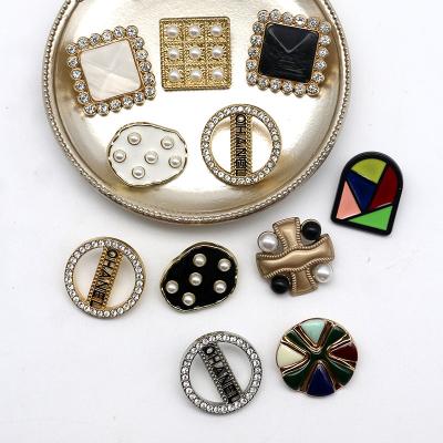 China Factory direct sale jacket placket cuff viable clothes suit high oil metal button for sale