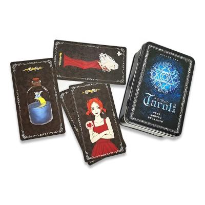 China Paper Modern Witch Foil Stamp English Tarot Cards for sale