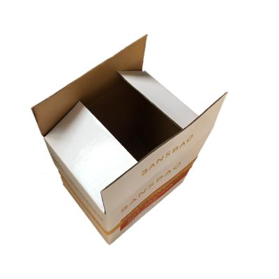 China Recyclable Promotional Custom Logo Color Printing Cardboard Corrugated Box Shipping Packaging Cardboard for sale