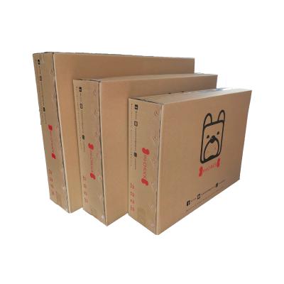 China Wholesalers China Recyclable Goods 3 Layers Single Corrugated Cardboard Recycle Cardboard Packaging Box Cardboard Box for sale