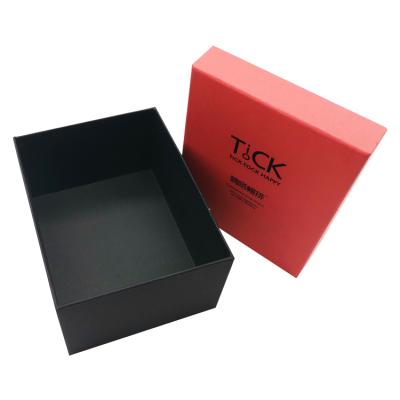 China Wholesale Custom Recyclable Recycled Paper Empty Gift Box Packaging Box For Gift With Cover Lid for sale