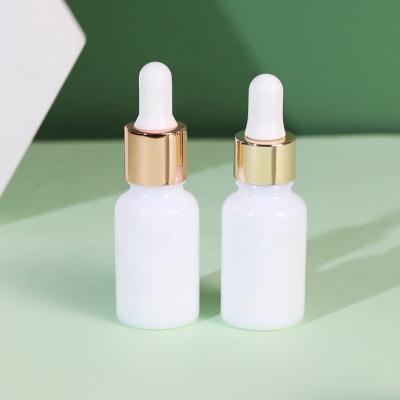 China 15ml Essential Oil Cosmetic Wholesale Bottles Luxury White Porcelain Bottle for sale