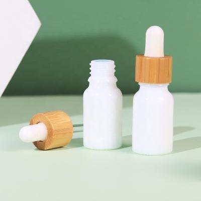 China Wholesale 10ml Essential Oil Cosmetic Luxury Dropper Bottle White Porcelain Bottle for sale