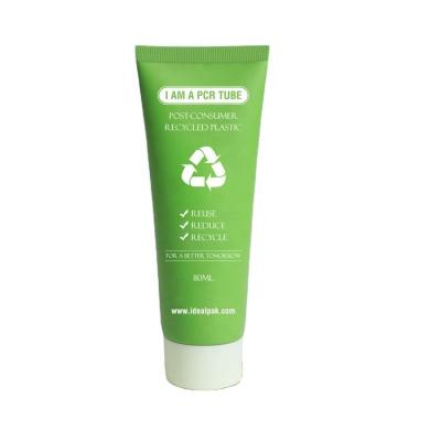 China Eco-packaging ACP Cosmetic Plastic Tubes Recycled Cosmetic Tube (Post-consumer resin) for sale