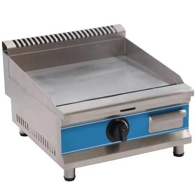 China Stainless Steel Restaurant Kitchen Equipment Stainless Steel Gas Griddle With CE Approval for sale