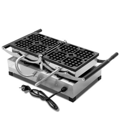 China High Quality Hotels Belgium Waffle Making Machine For Sale Stainless Steel Liège Waffle for sale